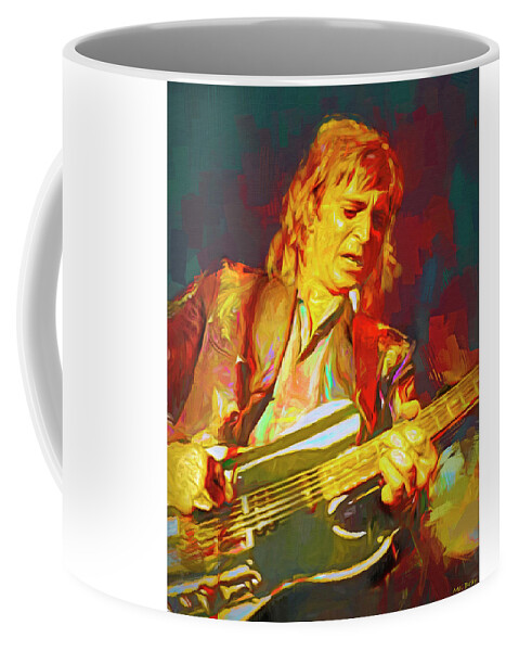 Cup Mick Ronson BW Iconic Ceramic Coffee Mug 